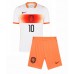 Holandsko Memphis Depay #10 Vonkajší Detský futbalový dres MS 2026 Krátky Rukáv (+ trenírky)